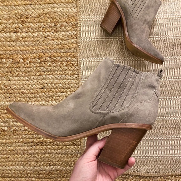 Nine West Block Heel Suede Bootie - Picture 5 of 7